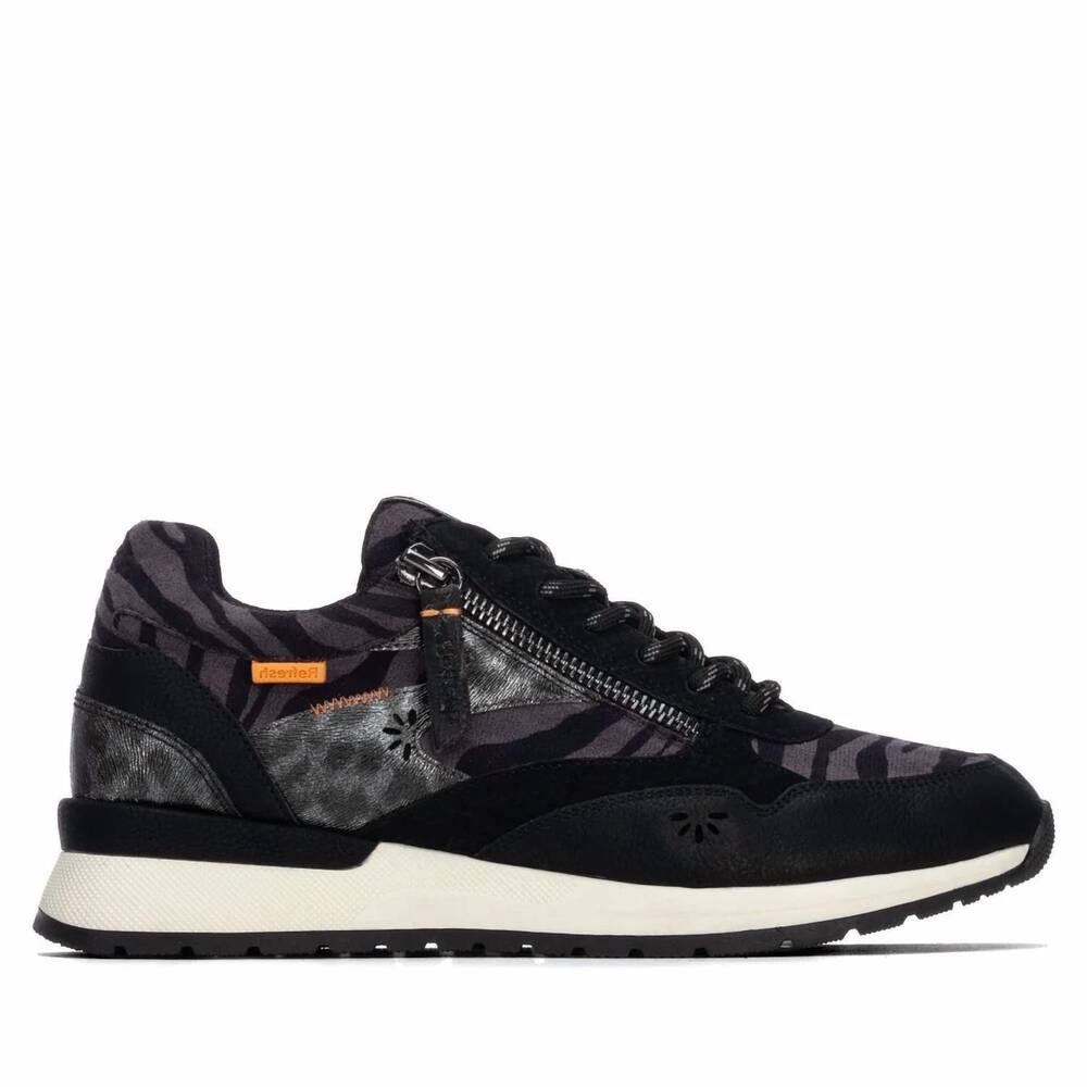 NEW REFRESH women's casual sneakers in black
